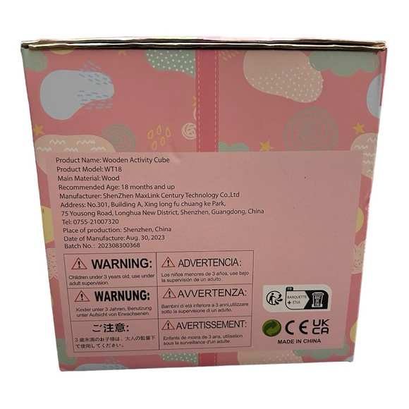 8 in 1 montessori wooden activity cube - Picture 7 of 8